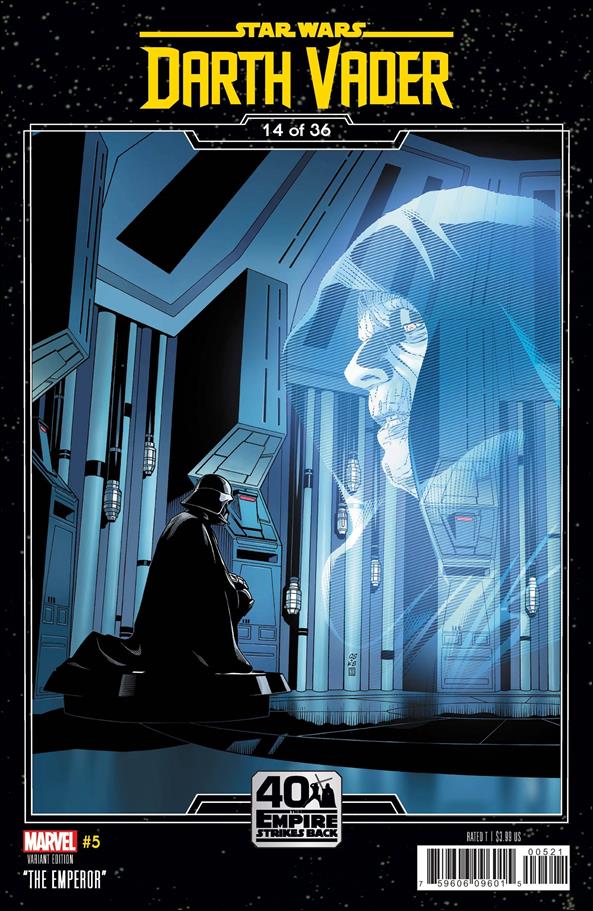 Star Wars: Darth Vader issue 5-B Chris Sprouse Empire Strikes Back Cover