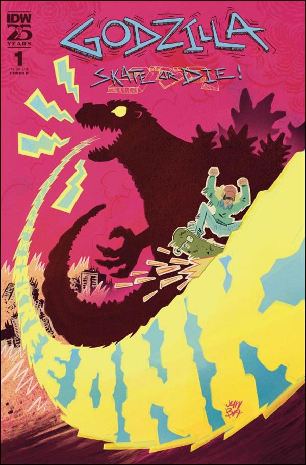 Godzilla: Skate or Die issue 1-B Juni Ba Cover