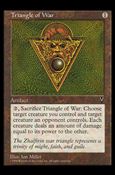 Magic the Gathering: Visions (Base Set) card 158 Triangle of War
