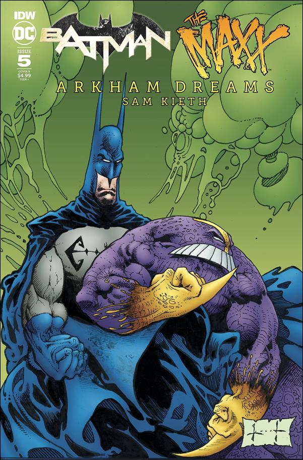 Batman/The Maxx: Arkham Dreams issue 5-B Sam Kieth Green Cover