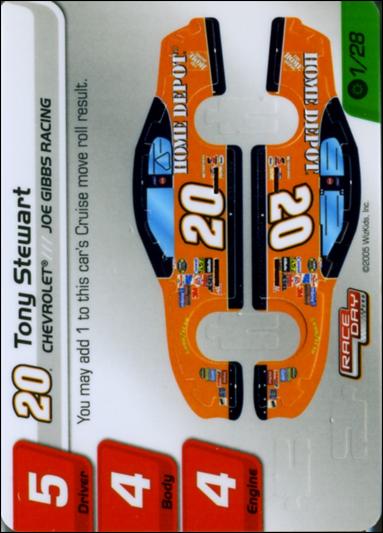 NASCAR Race Day 2005 (Base Set) card 1.1 Tony Stewart