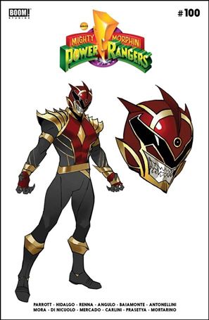 Mighty Morphin Power Rangers issue 100-F Dan Mora Cover (2nd Printing)