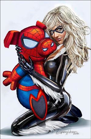 Black Cat (2019) issue 1-SU Greg Horn Spider-Ham Virgin Cover 1/1000