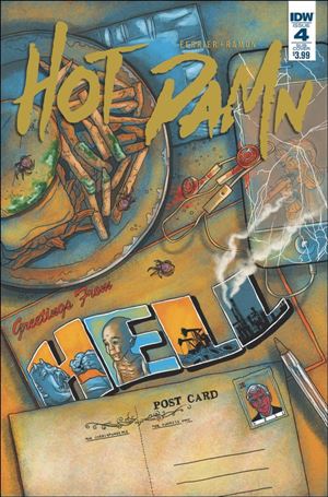 Hot Damn issue 4-B Subscription Cover