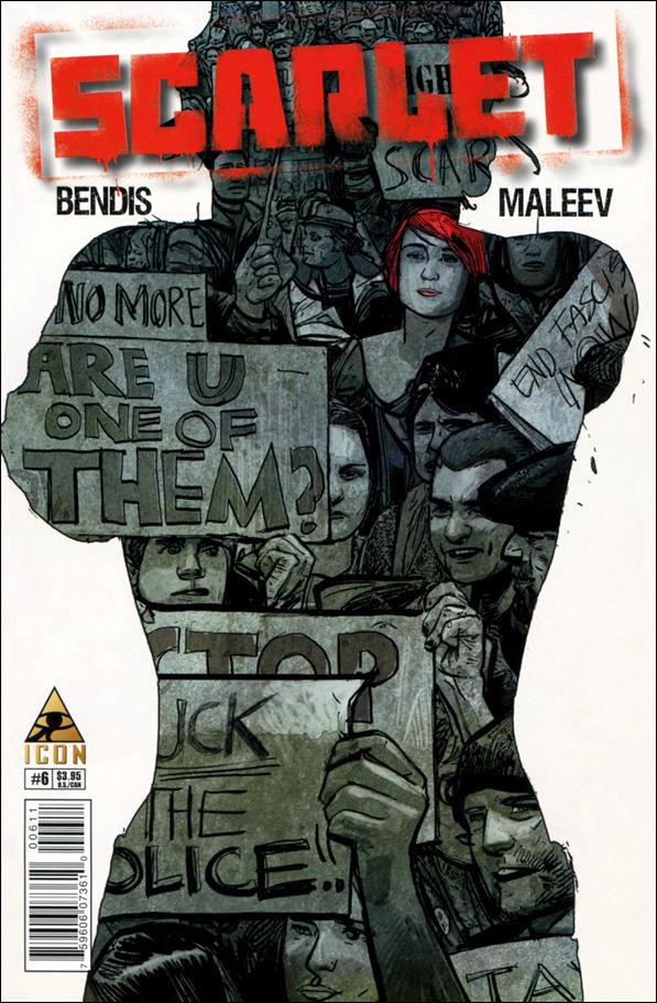 Scarlet (2010) issue 6 Alex Maleev Cover