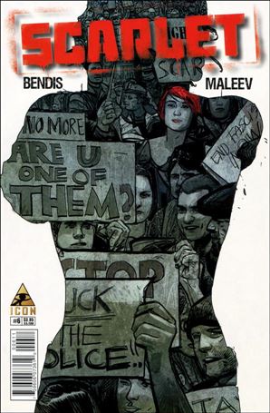 Scarlet (2010) issue 6 Alex Maleev Cover
