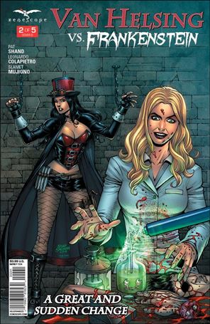 Van Helsing vs Frankenstein issue 2-D Noah Salonga Cover