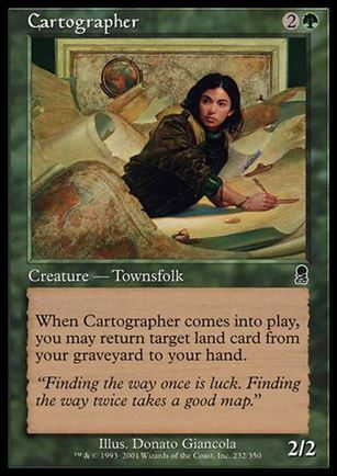 Magic the Gathering: Odyssey (Base Set) card 232 Cartographer