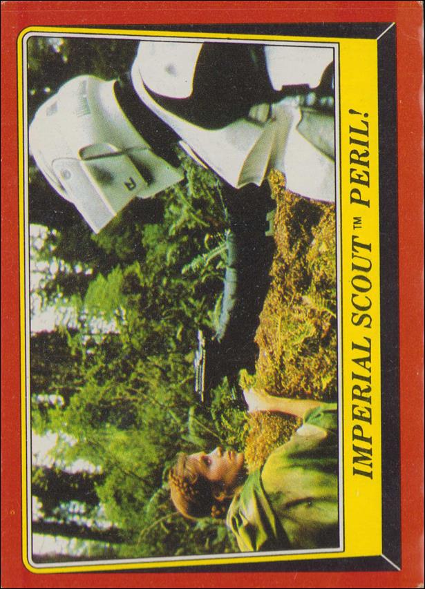 Star Wars: Return of the Jedi: Series 1 (Base Set) card 75 Imperial Scout Peril!