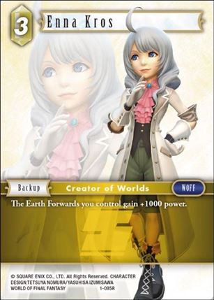 Final Fantasy Trading Card Game: Opus I (Base Set) card 095R Enna Kros