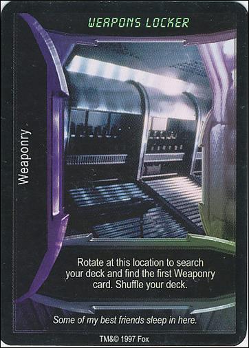 Aliens/Predator (Base Set) card 364 Weapons Locker