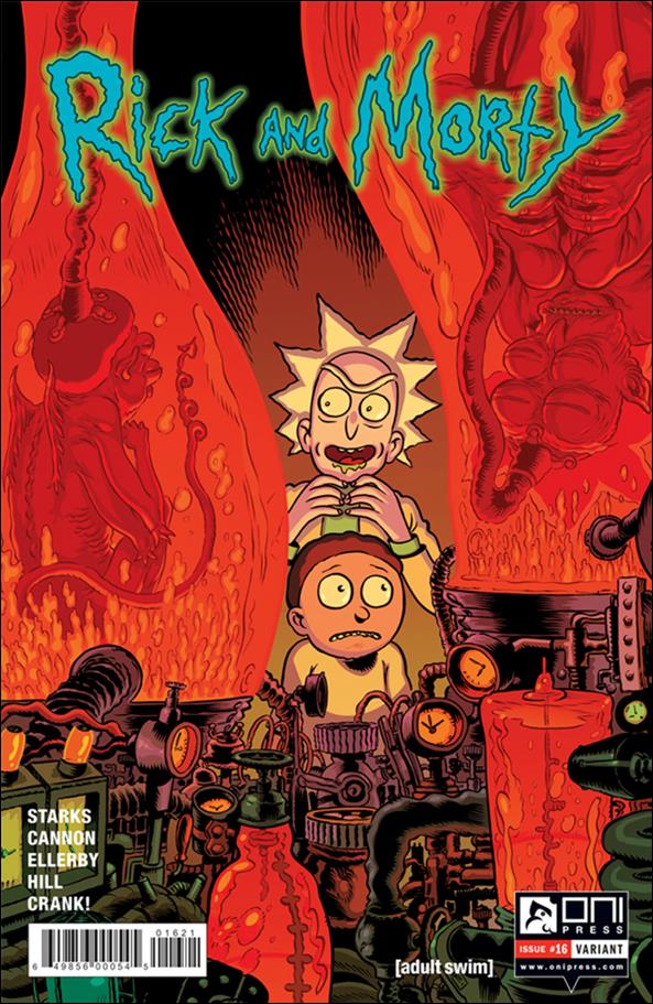 Rick and Morty (2015) issue 16-B Troy Nixey Incentive Cover