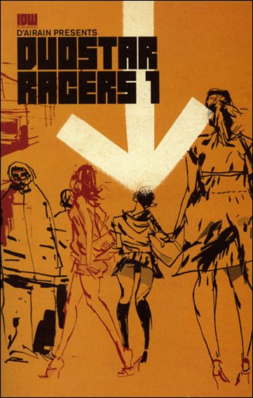 Duostar Racers issue 1-B Vertical Arrow Cover