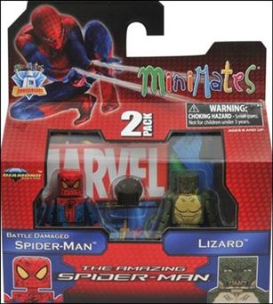 Marvel Minimates figure 134 Battle Damaged Spider-Man and Lizard