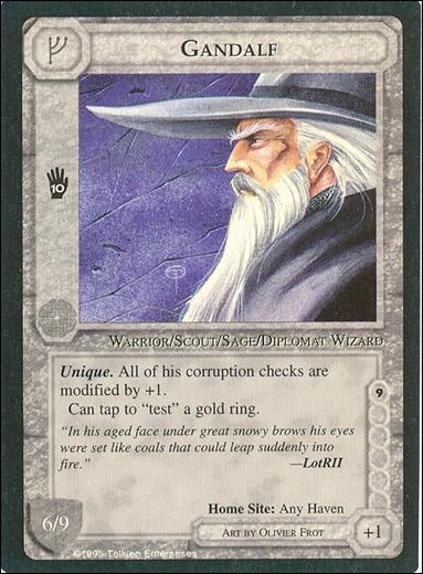 Middle-Earth: The Wizards (Base Set) card 174 Gandalf