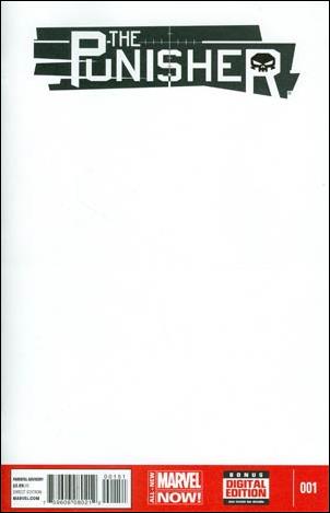 Punisher (2014) issue 1-E Blank/Sketch Cover