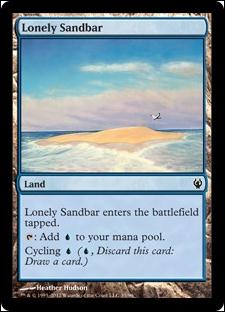 Magic the Gathering: Duel Decks: Izzet vs. Golgari (Base Set) card 35 Lonely Sandbar
