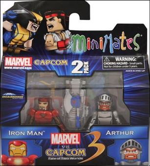Marvel vs Capcom 3 Minimates figure 3 Iron Man and Arthur