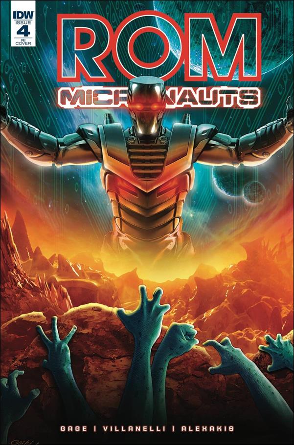 Rom & The Micronauts issue 4-C Robert Csiki 1:10 Cover