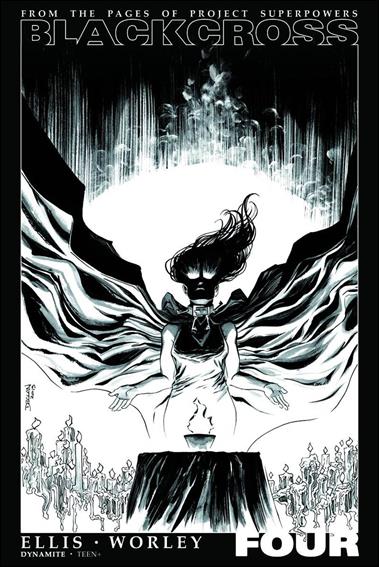 Project Superpowers: Blackcross issue 4-F Declan Shalvey 1:25 Black & White Cover