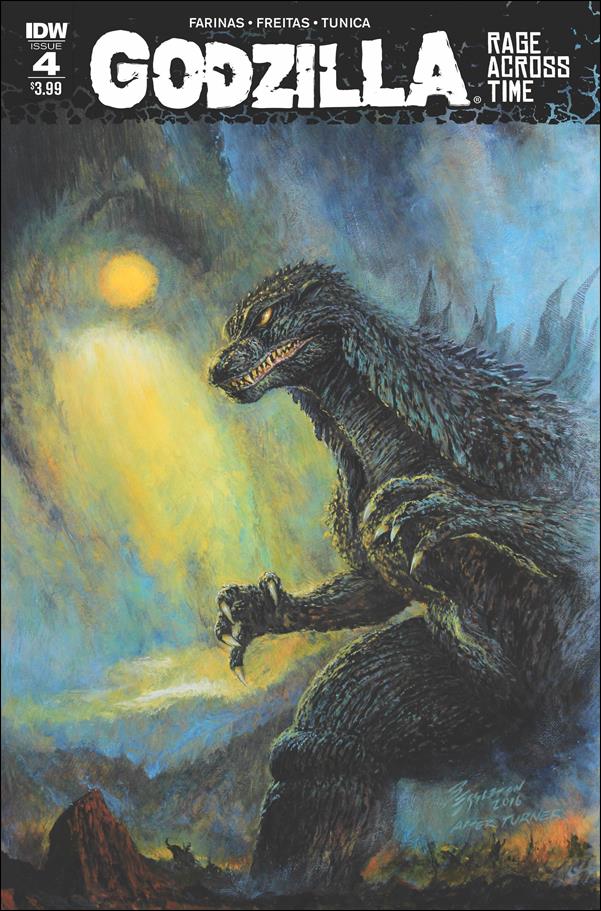Godzilla: Rage Across Time issue 4 Bob Eggleton Cover