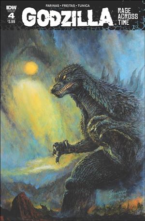 Godzilla: Rage Across Time issue 4 Bob Eggleton Cover