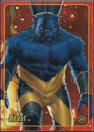 Marvel Heroes Figure Factory: Series 2 (Base Set) card 56 Beast