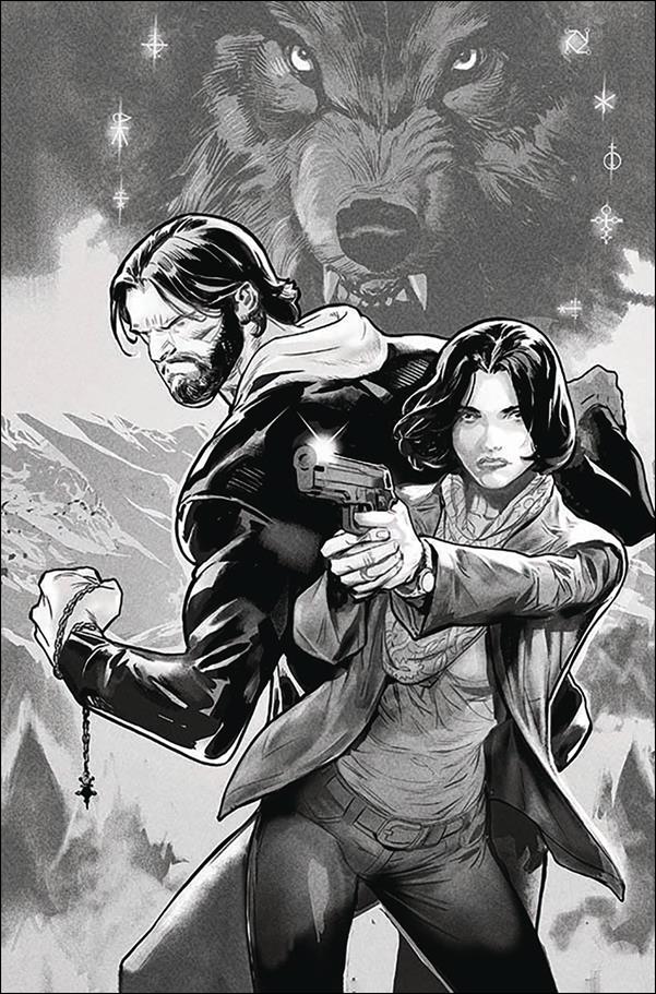Agent issue 3-G Fernando Dagnino 1:30 B/W Cover
