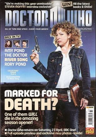 Doctor Who Magazine issue 433-C Alex Kingston as River Song Cover