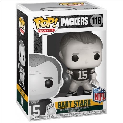 Pop! Football (NFL) figure 116-B Bart Starr (Black & White)