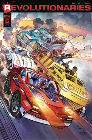 Revolutionaries issue 5-B Jed Dougherty Subscription Cover
