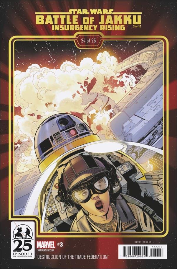 Star Wars: The Battle of Jakku - Insurgency Rising issue 3-B Chris Sprouse Phantom Menace 25th Cover Cover