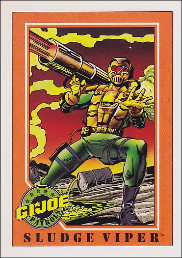 G.I. Joe (Base Set) card 4 Sludge Viper