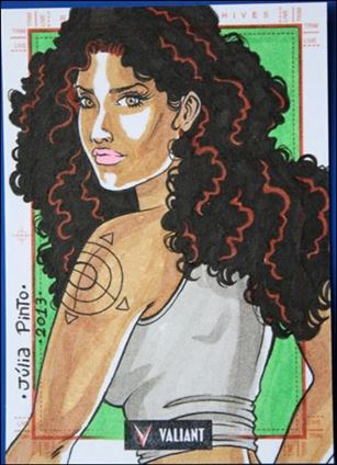 2013 Valiant Comics Preview Trading Card Set (Sketch Card Subset) card JP-02