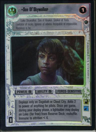 Star Wars: Reflections: A Collector's Bounty (Base Set) card 82 Son Of Skywalker