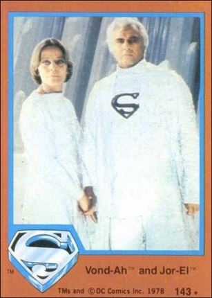 Superman (Movie) Series 2 (Base Set) card 143 Vond-Ah and Jor-El