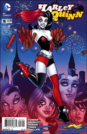Harley Quinn (2014) issue 16 Amanda Conner Center Cover