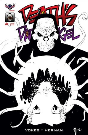 Death's Dark Angel: Hunting Game issue 1-D Black & White Cover 1/325