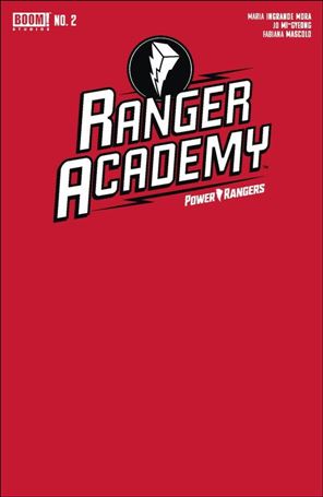 Ranger Academy issue 2-B Red Blank Sketch Cover