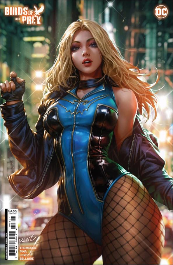 Birds of Prey (2023) issue 8-B Derrick Chew Cardstock Cover