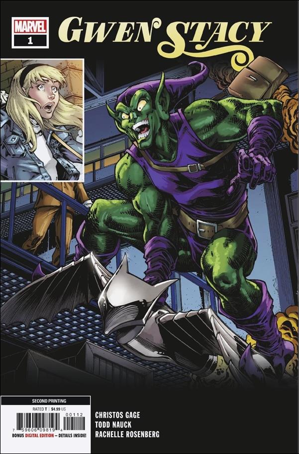 Gwen Stacy issue 1-J Todd Nauck Cover (2nd Printing)