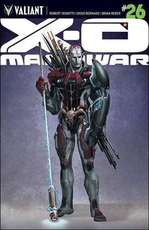 X-O Manowar (2012)  issue 26-C Clayton Crain 1:10 Character Design Cover