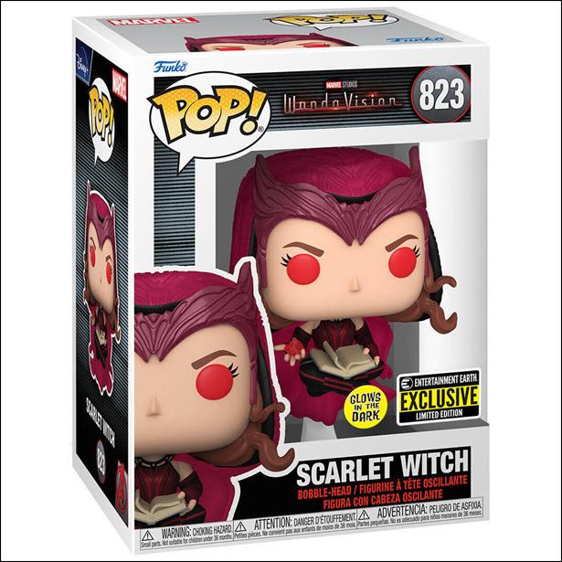 POP! Marvel figure 823-B Scarlet Witch (Entertainment Earth Exclusive GITD)