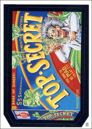 Wacky Packages All-New: Series 2 (Base Set)  card 35 Top-Secret
