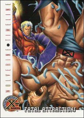 1996 Fleer X-Men Wal-Mart (Base Set) card 86 Fatal Attractions