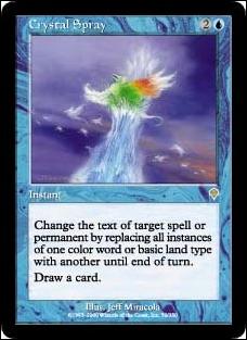 Magic the Gathering: Invasion (Base Set) card 50 Crystal Spray