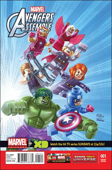 Marvel Universe Avengers Assemble issue 1-B Leonel Castellani 1:25 LEGO Cover