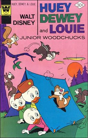 Walt Disney Huey, Dewey and Louie: Junior Woodchucks  issue 43-B Whitman Cover