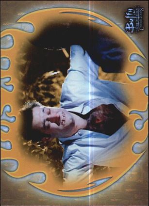 Buffy the Vampire Slayer: Connections (Base Set) card 36 Willow + Warren: Evil Connection