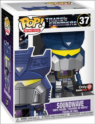 POP! Retro Toys figure 37 Soundwave (Damaged) GameStop Exclusive